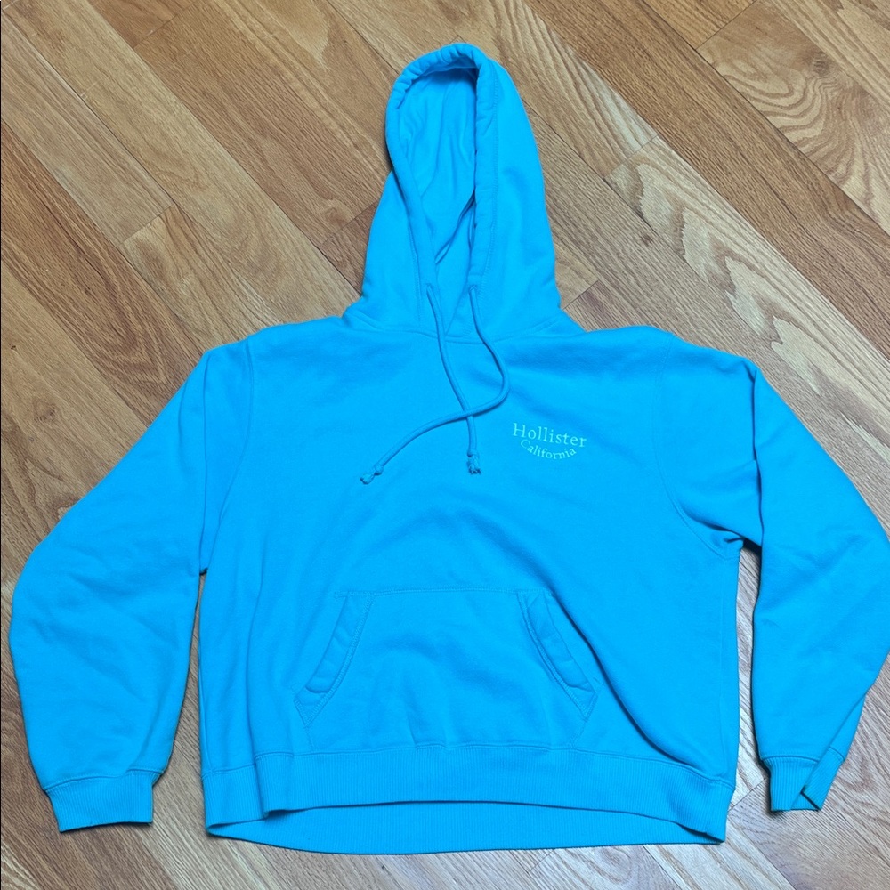 Hollister Vibrant Blue Pullover Hoodie